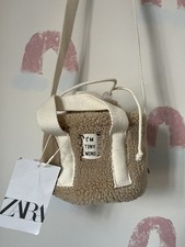 ZARA brown fleece Shoulder