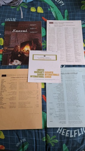 Sansui promotional booklet - promotional,