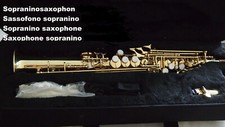Professional Soprano Saxophone Saxophone Eb Low Bb High F with