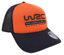 Official World Rally Championship WRC Orange & Black Truckers Cap - WRC/CAP1