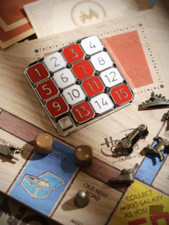 Metal Number Slide Puzzle 1-15