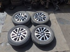 16-22 NISSAN NAVARA D23 NP300 18" DIAMOND CUT ALLOY WHEELS & 255/60/R18 TYRES