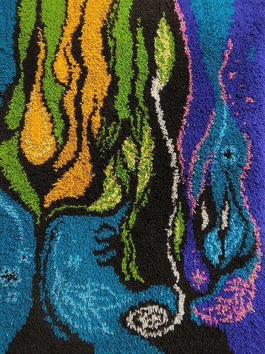 Handmade wool tapestry rug - handmade,