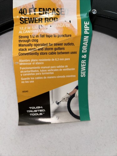 Sewer drain rod foot - drain, foot,