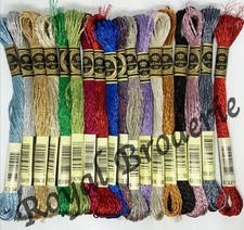 Metallic Cross Stitch Thread For Embroidery Light Effect Threads Floss 8m Skeins