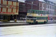 BLACKPOOL LEYLAND ATLANTEAN BUS 358 CENTRAL PIER SNOW 35mm NEGATIVE+COPYRIGHT  