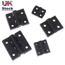 ABS Plastic Small Hinges Black