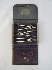 Antique / Vintage Compass Drawing Set by Thornton of Manchester