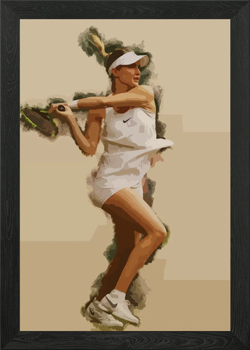 Women tennis watercolor - women,