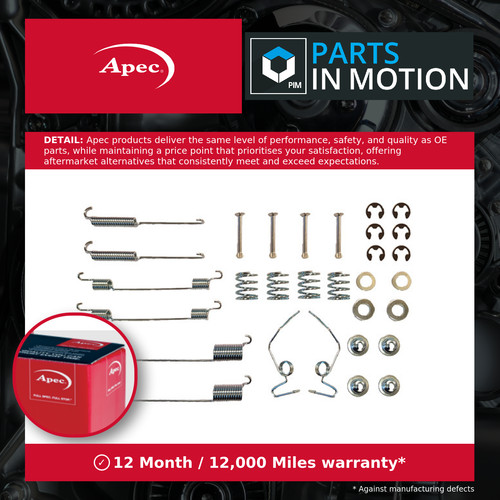 Brake shoe fitting kit fits - shoe,