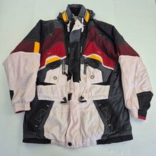 RODEO Jacket XL Multicoloured Men's Nylon Blend 80s Vintage Style