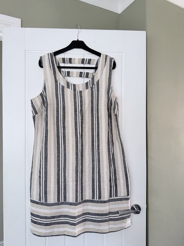Women linen blend tunic - tu,