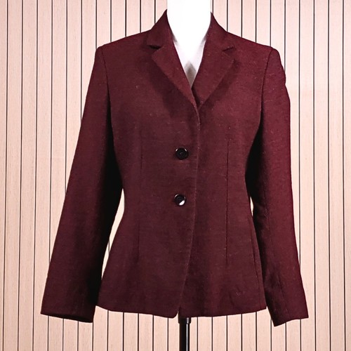 Aquascutum burgundy wool - burgundy,
