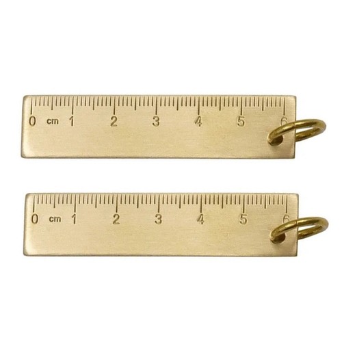 2pcs brass measuring - brass,