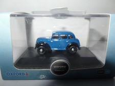 Oxford 76MES001 MES001 1/76 OO Scale Morris 8E Series Saloon Blue