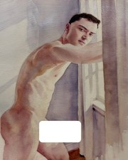 ✨Original Watercolor Nude