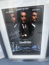 GOODFELLAS Signed by Henry Hill and Framed. 45x61