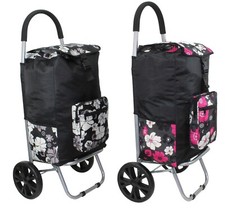 Xtra Large Shopping Trolley New LightWeight Strong Folding Cart Shopper 2 Wheels