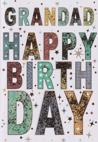 Grandad birthday greeting - grandad,