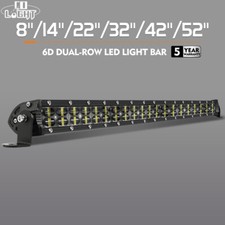 8/14/22/32/42/52" OSRAM Led Light Bar Flood Spot Combo Offroad Driving 4WD Truck