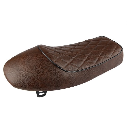 Brown motorcycle seat flat - brown,