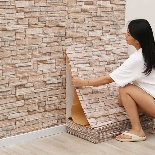 Self adhesive brick wall - self,
