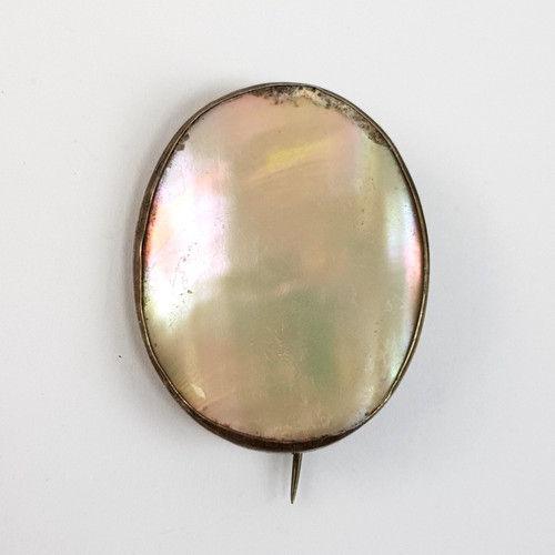 Mother pearl shell oval - shell,