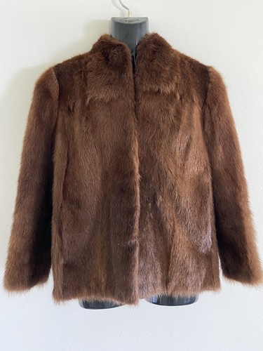 Vintage genuine mink fur coat - mink,
