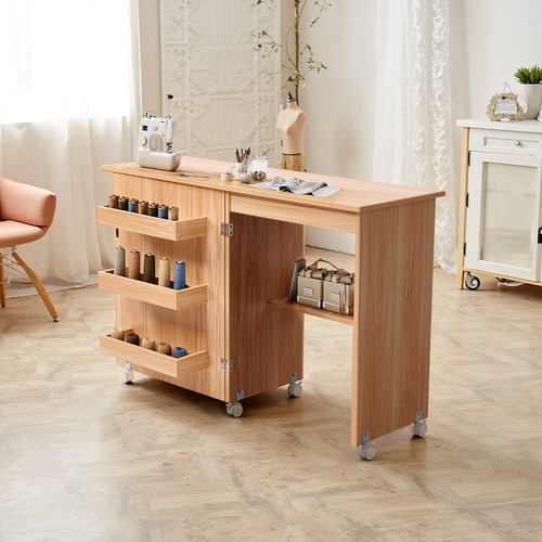 Folding sewing table drop leaf - folding,