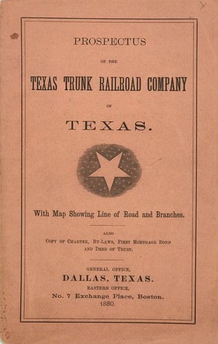 Prospectus the texas trunk - texas,
