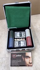 BEGINNERS POKER SET GREEN FELT