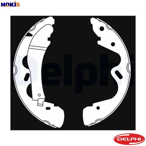 Brake shoe set ls2019 - brake,