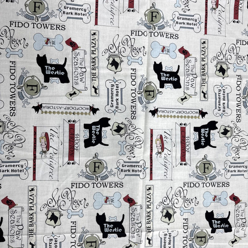 Westie black red beige - black,