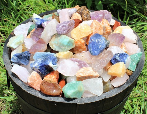 Rough brazil mix crystals - brazil,