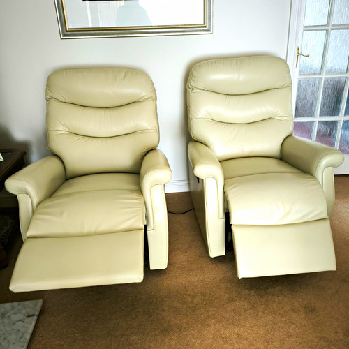 Mobility reclining leather - 2x,