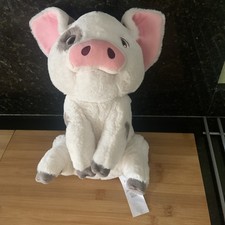 GENUINE DISNEY STORE MOANA JUMBO LARGE 18" PUA PIG PLUSH STUFFED ANIMAL TOY