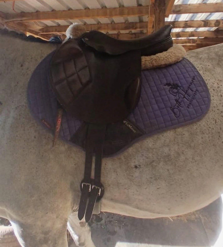 Brown style monoflap - brown, saddle