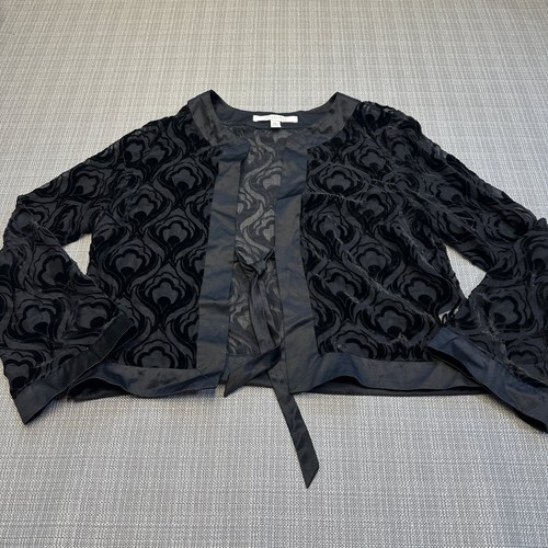 Velvet burnout boho tie front - boho,