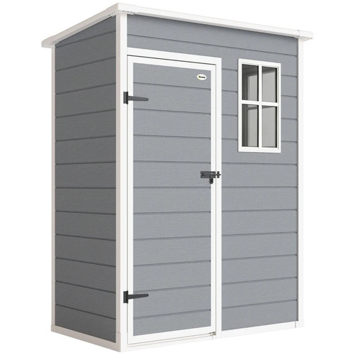 Plastic garden shed - plastic, w/