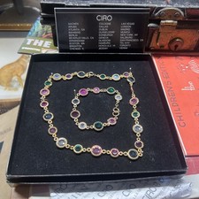 Vintage Retro Signed Ciro Gold