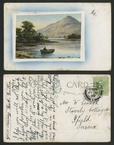 Chester old postcard 1909 - chester,