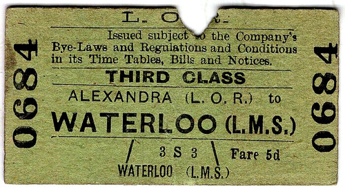 Railway ticket liverpool - railway, ticket: