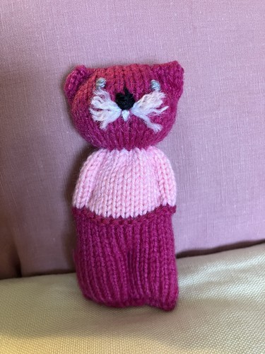 Knitted comfort pocket - comfort, doll