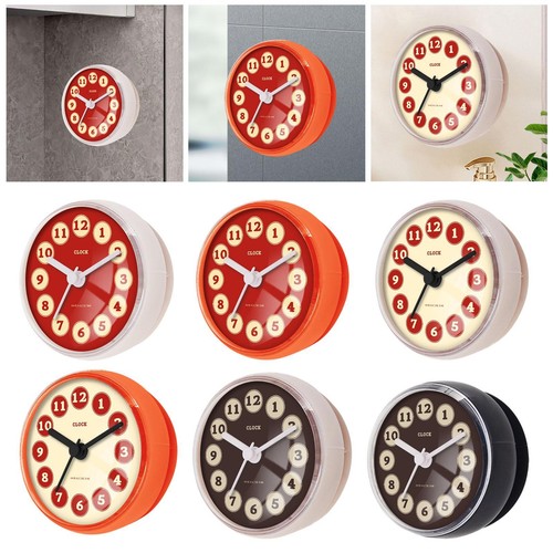 Waterproof bathroom clock - waterproof,