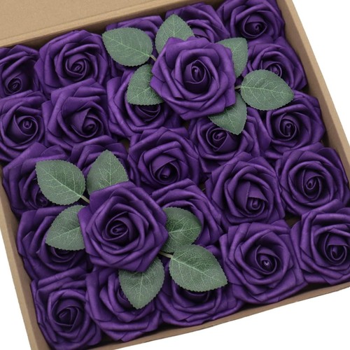 Artificial flower 50pcs dark - flower,