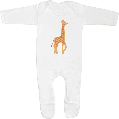 Giraffe looking around baby - around, '
