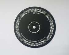 Genuine JVC Victor Turntable Strobe Disc aluminium stroboscope speed check disc