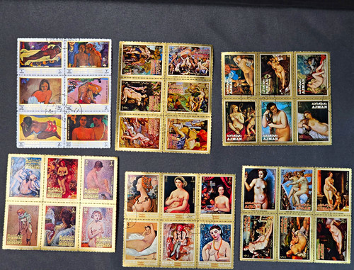 Lot vintage nude art - nude,