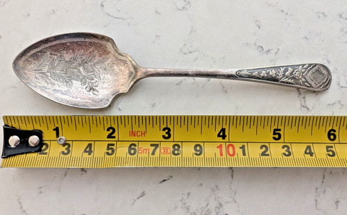 Vintage silver plated jam - silver,