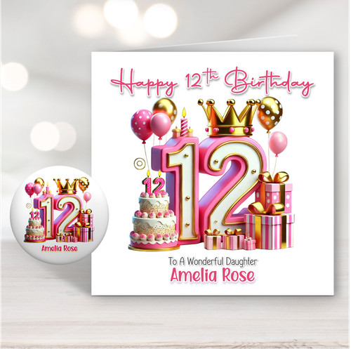 Personalised girls 12th - girls,